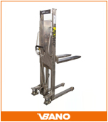 不銹鋼手動液壓堆高車